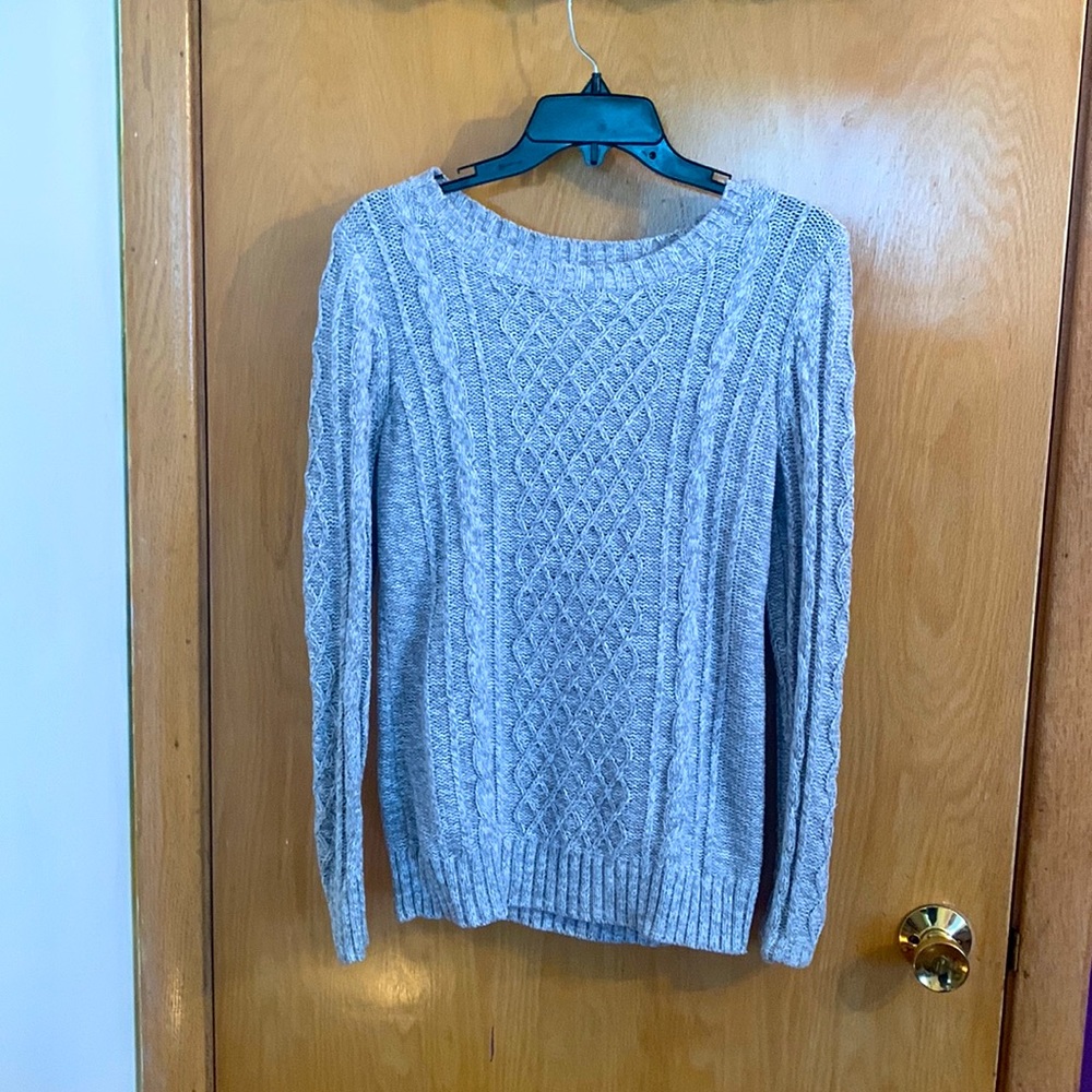 Old Navy Grey Long Sleeve knit sweater.